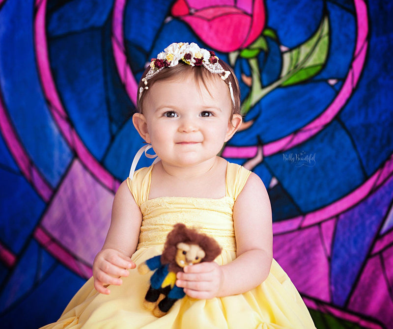 Bae Princess Dress • Beauty and the Beast Inspired-newborn dress-Sew Trendy Accessories