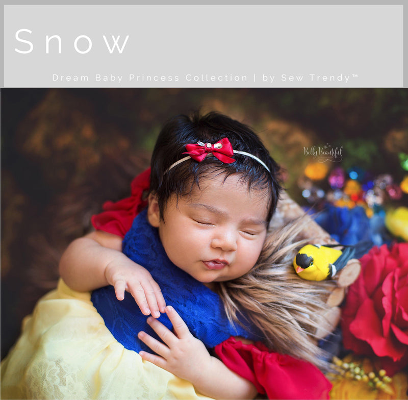 RTS | Snow Princess Dress | Ready To Ship-RTS newborn-Sew Trendy Accessories