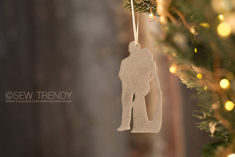 Maternity Christmas Ornament • You, Me and Baby