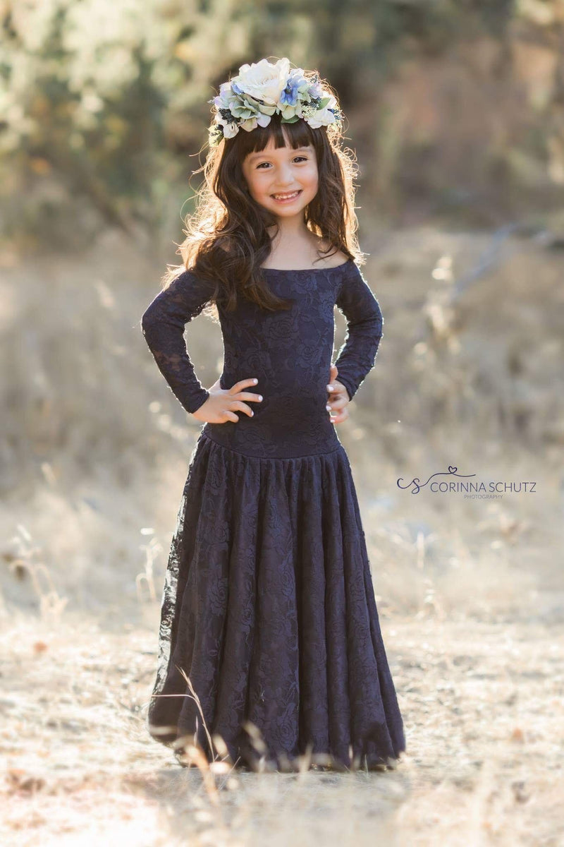 Paisley Gown-girls dresses-Sew Trendy Accessories