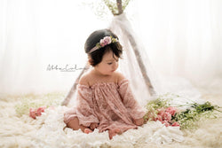 Violet Gown-newborn dress-Sew Trendy Accessories