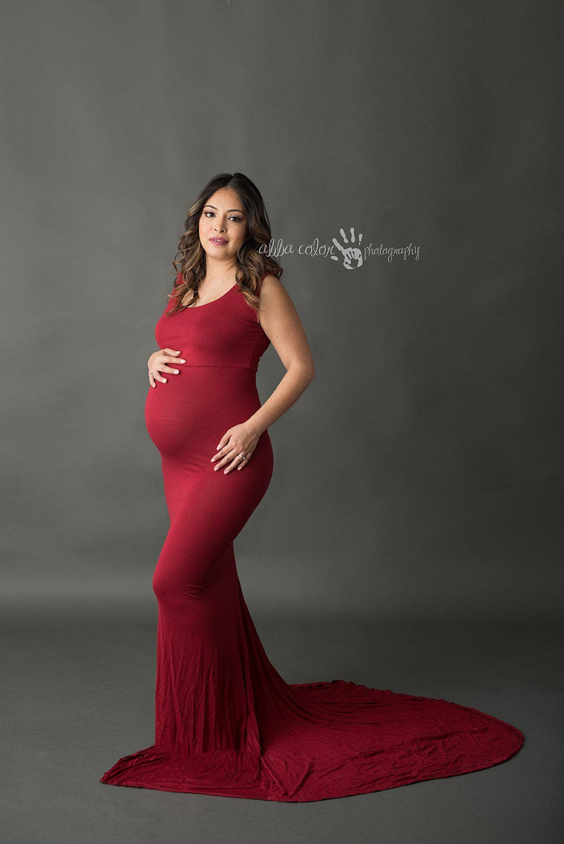 Marcie Gown-Maternity Gown-Sew Trendy Accessories