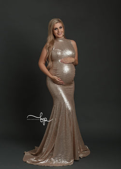 Lacy Gown in Sequin
